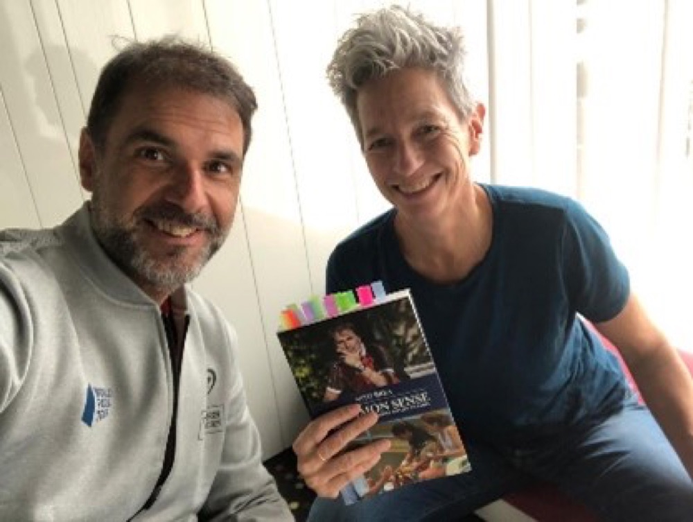 Nito en Jackie, auteurs van het padelboek